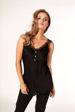 Load image into Gallery viewer, V-neck 3 Buttons Lace Camisole
