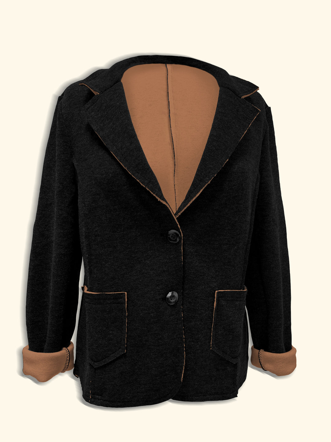 Tailored Equestrian-Style Knit Jacket Bestseller F25-21JKT