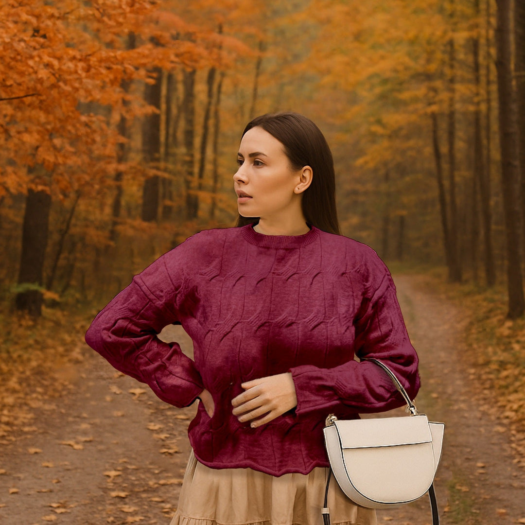 Cable Knit Sweater F25-29SW